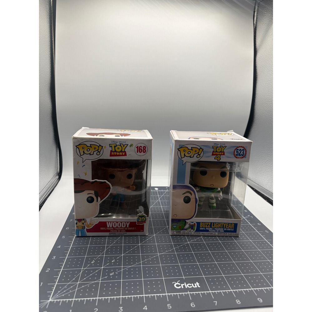 Funko Pop‎ Toy Story Woody 168 20th Anniversary & Buzz Lightyear 523 Toy Story 4